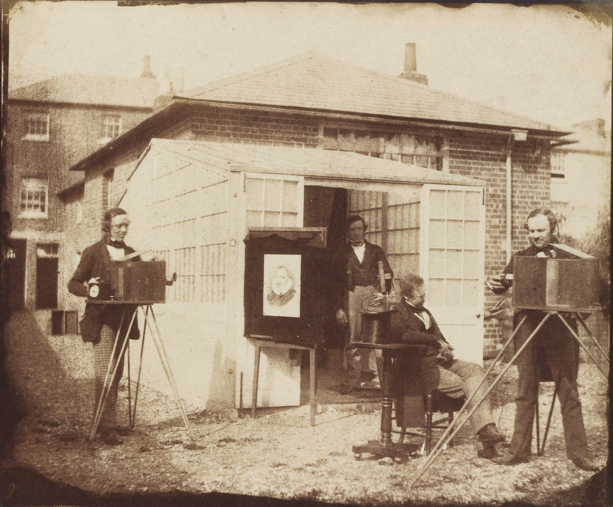 Photographic workshop in Reading in 1846