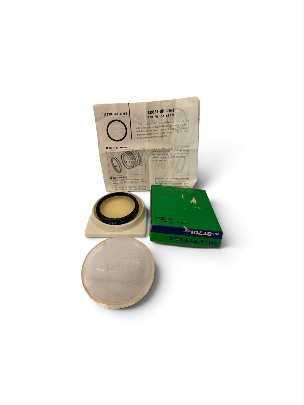 Fujica ST701 Close-Up Lens — Original Box & Instructions, Made in Japan