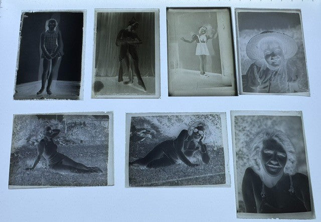vintage glass plate negatives