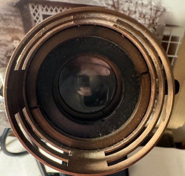 stunning retro microscope adjustable light source, 1960s, Good lamp