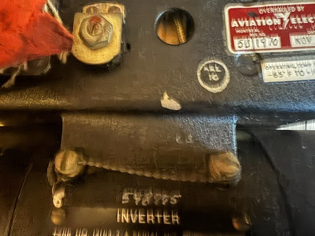 Eclipse - Pioneer (bendix) avation radio inverter