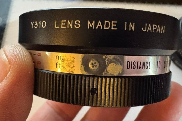 Two Yashica lenses in case