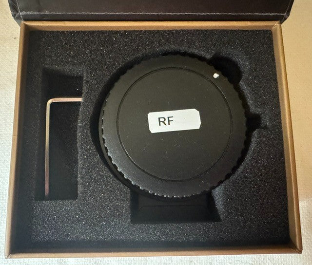 K&F CONCEPT EF to EOS R Adapter Auto Focus EF-S Lens RF EF-EOS R, black