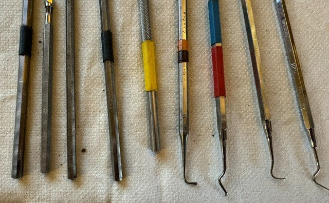 Nice Group Of Vintage Medical Dental Instruments Longest  10 "
