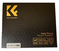 K&F CONCEPT EF to EOS R Adapter Auto Focus EF-S Lens RF EF-EOS R, black