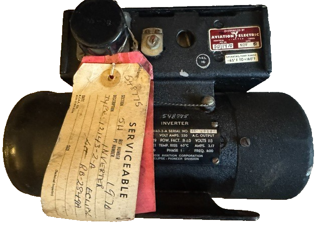 Eclipse - Pioneer (bendix) avation radio inverter