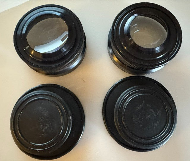 Two Yashica lenses in case