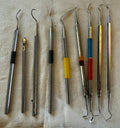 Nice Group Of Vintage Medical Dental Instruments Longest  10 "