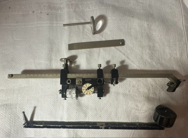 VINTAGE 1950s ALLBRIT POLAR PLANIMETER IN BAKELITE CASE COLLECTOR DISPLAY