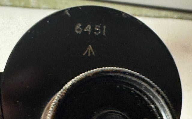 R & J Beck Stereoscopic microscope 1872, War office marking