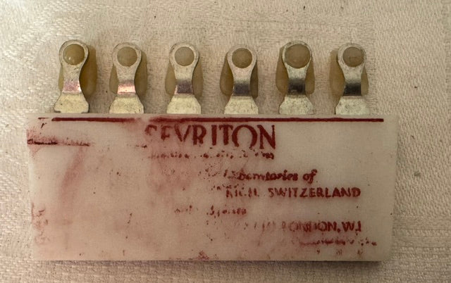 Vintage dentistry teeth colour matching sets