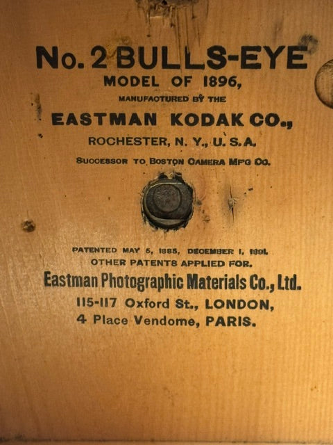 Kodak No.2 Bulls-eye '96 model' 1896
