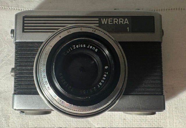 Vintage Carl Zeiss Jena Werra 1 35mm camera 1954