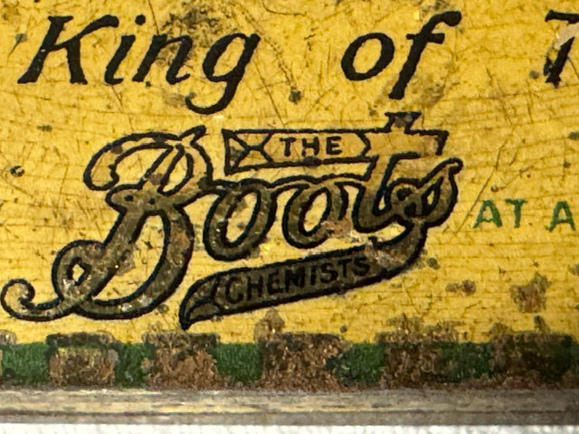 Vintage Boots Quinine & Phosphorous Tablets Tin — Mid-Century Nerve Tonic