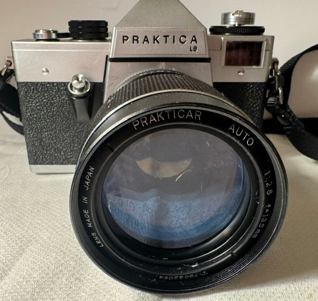 Vintage Praktica LB with 135mm lens