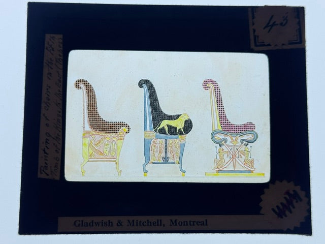 Six Antique Hand-Coloured Magic Lantern Slides — Middle East / North Africa, Gladwish & Mitchell