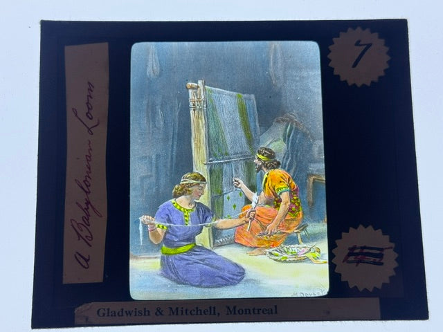 Six Antique Hand-Coloured Magic Lantern Slides — Middle East / North Africa, Gladwish & Mitchell