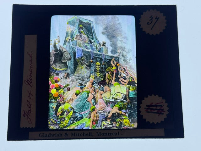 Six Antique Hand-Coloured Magic Lantern Slides — Middle East / North Africa, Gladwish & Mitchell