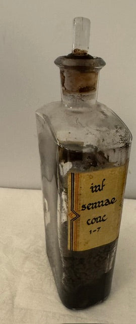 Vintage Savory & Moore Ltd Chemist Bottle — Infusion of Senna, Malvern