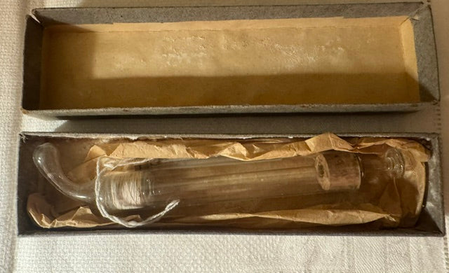 Vintage glass ear syringe