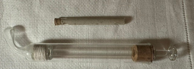 Vintage glass ear syringe