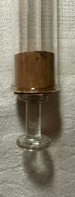 Vintage glass ear syringe