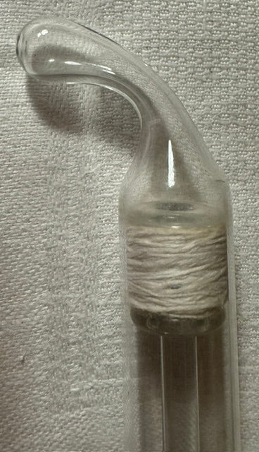 Vintage glass ear syringe