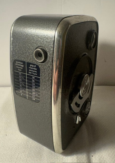 Vintage Noris 8D Plank Cine Camera 1970s — Double 8, Original Leather Case, Made in Germany