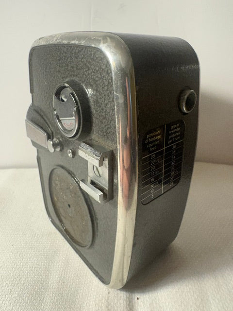 Vintage Noris 8D Plank Cine Camera 1970s — Double 8, Original Leather Case, Made in Germany