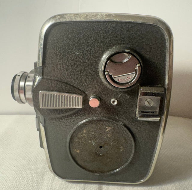 Vintage Noris 8D Plank Cine Camera 1970s — Double 8, Original Leather Case, Made in Germany