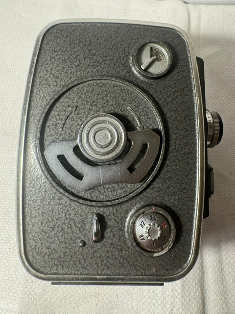 Vintage Noris 8D Plank Cine Camera 1970s — Double 8, Original Leather Case, Made in Germany