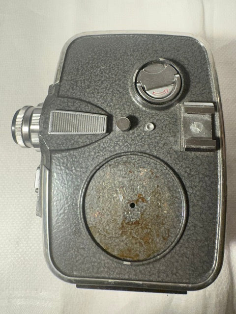Vintage Noris 8D Plank Cine Camera 1970s — Double 8, Original Leather Case, Made in Germany