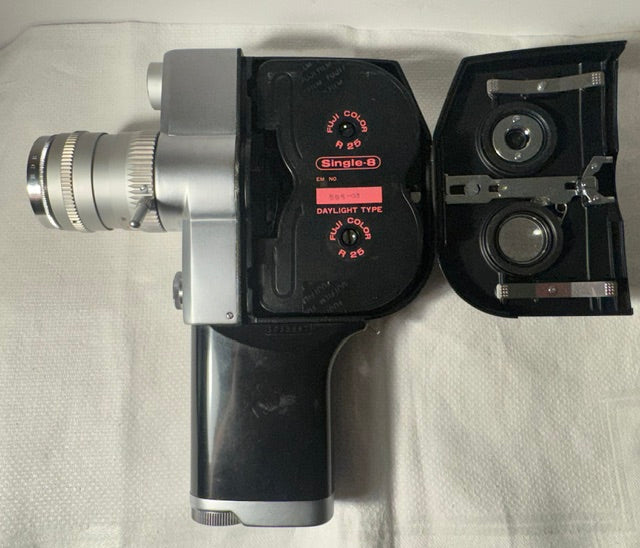 Vintage Fujica Single-8 P-300 Cine Camera 1967 — Fully Working, Film Available