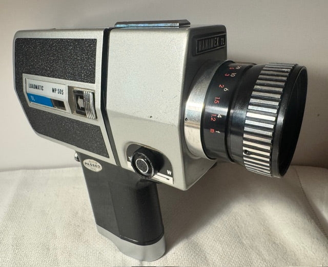Vintage Hanimex MP 505 Loadmatic Super 8 Cine Camera 1970–71 — Working, Film Available
