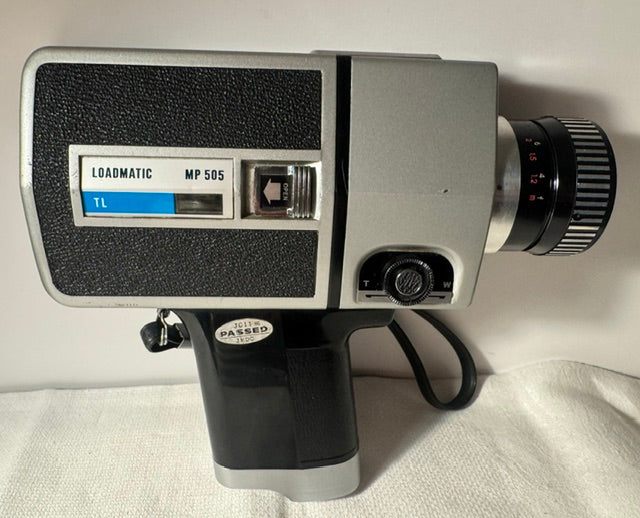 Vintage Hanimex MP 505 Loadmatic Super 8 Cine Camera 1970–71 — Working, Film Available