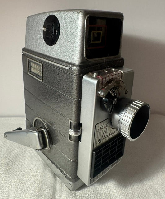 Vintage Bell & Howell 624EE Autoset Cine Camera 1958 — Double 8, Auto Exposure, Original Case