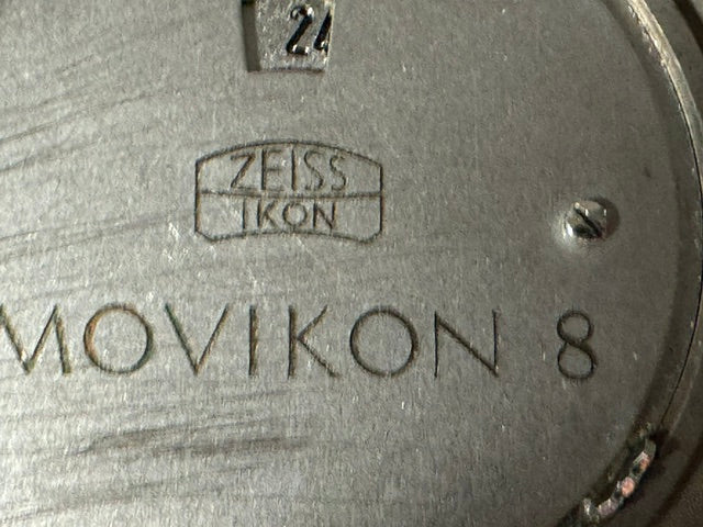 Vintage Zeiss Ikon Movikon 8 Cine Camera 1952 — Double 8, Clockwork Motor, Original Case