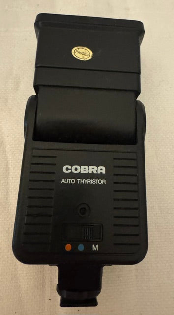 Vintage Cobra Auto Thyristor Flashgun — Camera Tested, Working