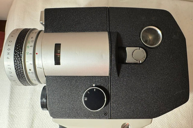Fujica Single-8 Z600 Cine Camera 1968–72 — Fujinon Zoom Lens, Auto/Manual Zoom, Film Available