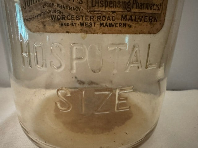 Vintage Hospital-Size Chemical Bottle — Wright, Layman & Umney Ltd, 'Napth Rect', Original Label