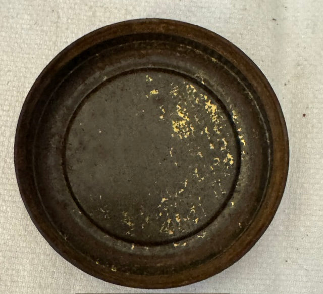 Vintage Amber Glass Chemist's Bottle — 'Sodii Benzoas B.P.', Wright, Layman & Umney Ltd, Original Label & Lid