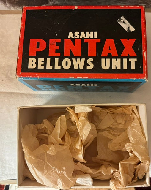 Asahi Pentax Bellows Unit — M42 Screw Mount, Original Box & Instructions
