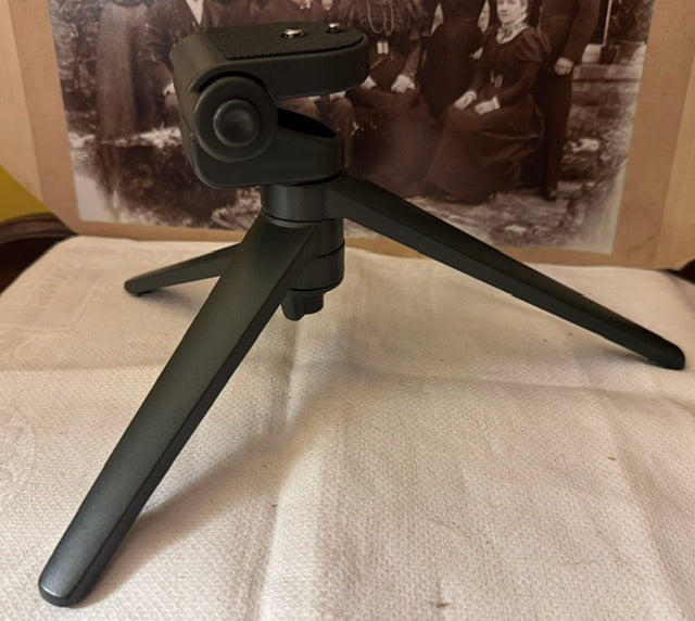 Vintage Miranda Minipod — Compact Tabletop Tripod, Original Box & Instructions