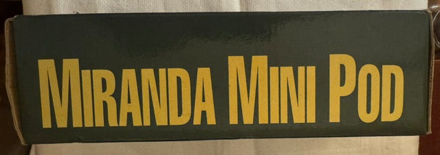 Vintage Miranda Minipod — Compact Tabletop Tripod, Original Box & Instructions