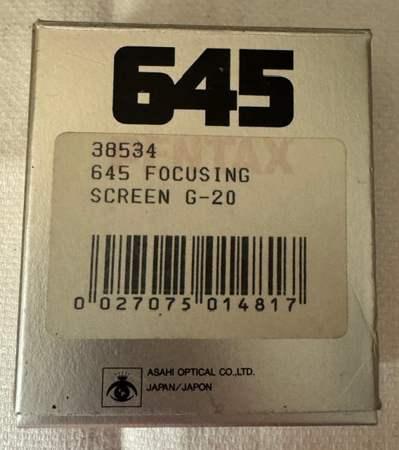 Pentax 645 Focusing Screen — Unused, Original Box, Pincers & Instructions
