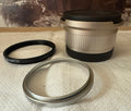 Titanium Super Wide Angle 0.42x AF Lens — Leather Case, Two Adapter Rings, Original Box & Instructions