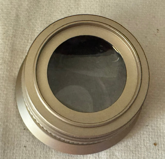 Titanium Super Wide Angle 0.42x AF Lens — Leather Case, Two Adapter Rings, Original Box & Instructions
