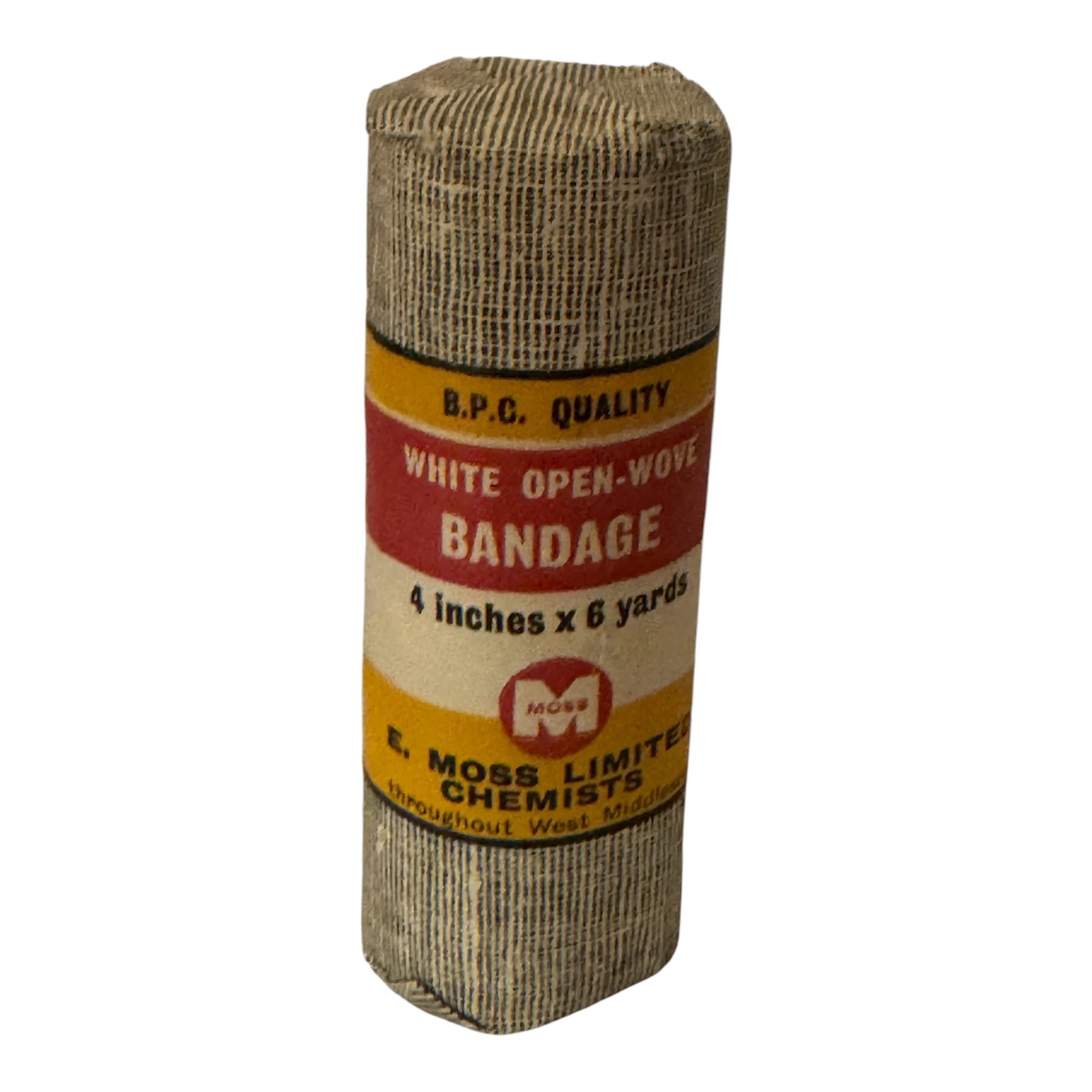 Vintage E. Moss Ltd bandage 1950s / 60's