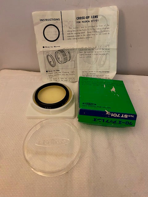 Fujica ST701 Close-Up Lens — Original Box & Instructions, Made in Japan